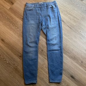 Cello Pull On Jeans, light wash, size L
